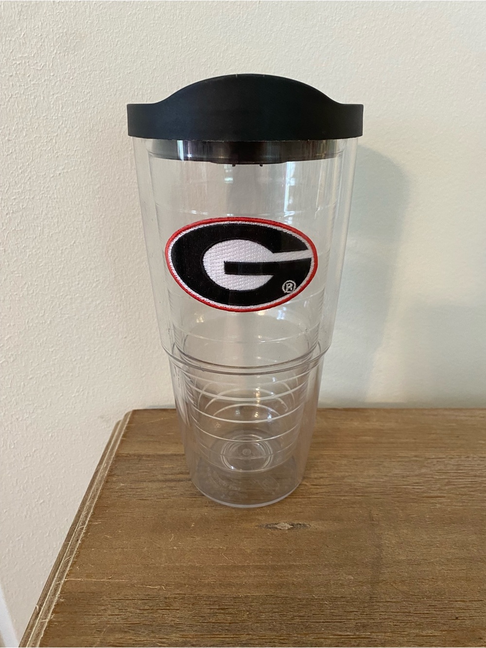 Georgia Bulldogs Tervis 24 oz Clear Clear Insulated Travel Tumbler